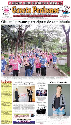 Gazeta Penhense - ediçaõ 2245 - 24 a 30.10.15