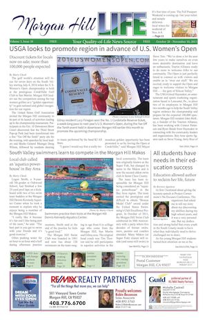 Morgan Hill Life Vol3 ,issue10 ,Oct 28, 2015