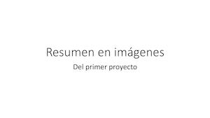 Resumen En Imágenes 1º Proyecto