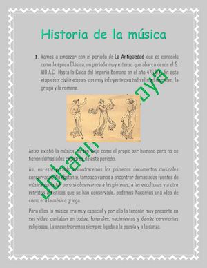 Historia De La Música