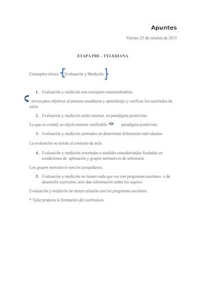 Periodo Pre Tyleriano