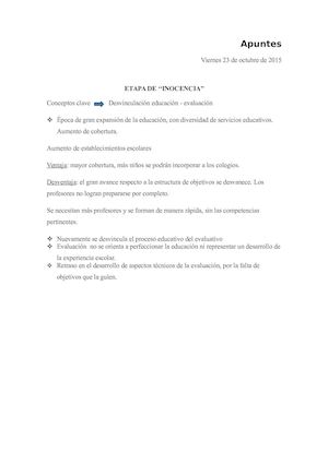 Periodo De La Inocencia