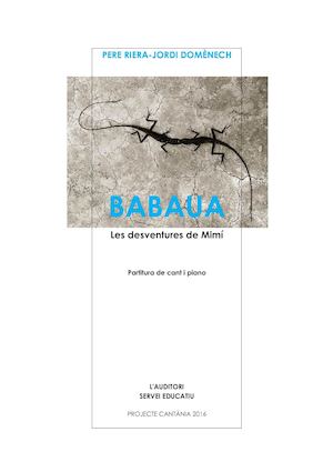 Babaua Partitura Veu I Piano