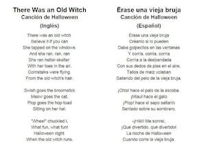 There Was An Old Witch Letra
