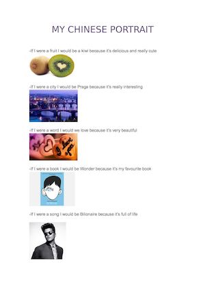 My Chinese Portrait Mariona