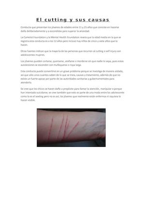 El Cutting Y Sus Causas