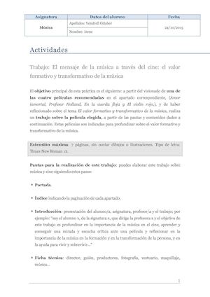 Trabajo Amor Inmortal Irene Vendrell Docx