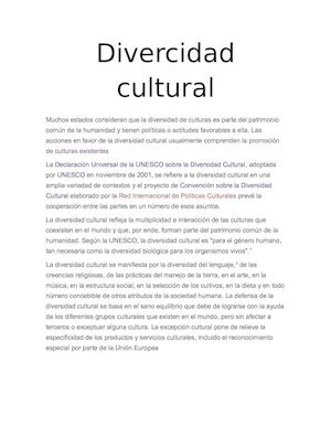 Divercidad Cultural