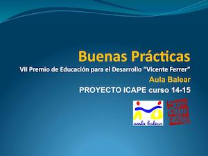 PROYECTO ICAPE. Centro de enseñanza Aula Balear. Sociedad Cooperativa. Palma de Mallorca