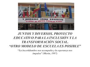 Tiempo de partir, tiempo de acoger. IES Iliberis. Atarfe. Granada