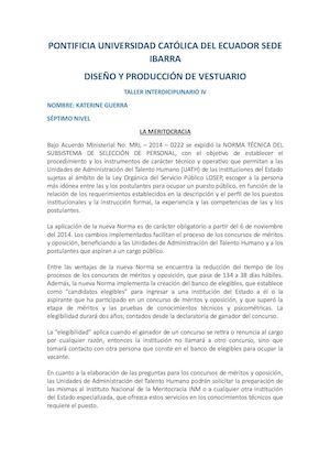 La Meritocracia y Técnocas de Contratación