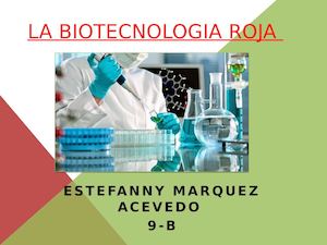 La Biotecnologia Roja