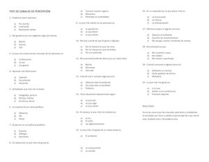 Test De Canales De Percepción (1)