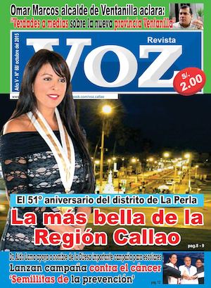 Revista VOZ-Callao. Edición 68-octubre