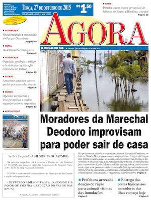 Jornal Agora - Edição 11281 - 27 de Outubro de 2015