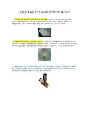 Dispositivos De Almacenamiento Masivo