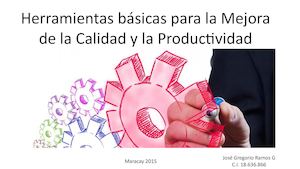 Herramientas básicas para la Mejora  de la Calidad y la Productividad
