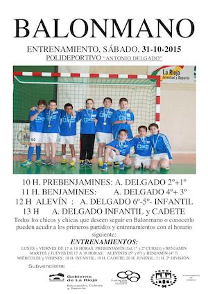 Jornada Balonmano 31 10 2015