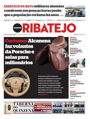 Edição 1555 do Jornal O Ribatejo - 29 de Outubro de 2015