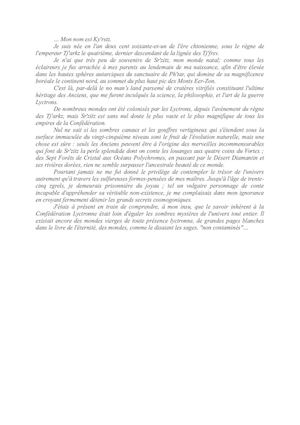 La Musique des Sphères - extrait n°1