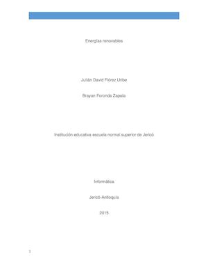 Produccion Informatica Energias Renovables