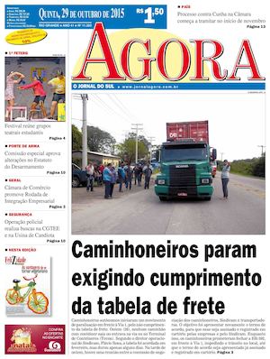 Jornal Agora - Edição 11283 - 29 de Outubro de 2015
