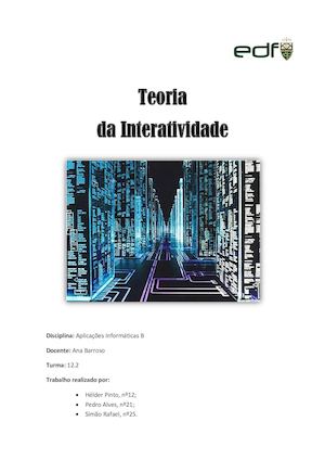 Teoria Da Interatividade