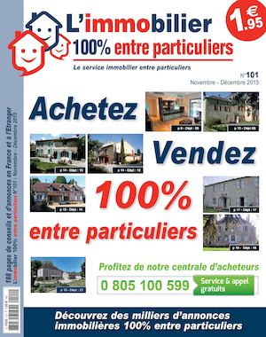 L’immobilier 100% entre Particuliers – Appelimmo – N°101 – Novembre/Décembre 2015