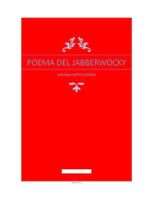 Poema Del Jabberwoky
