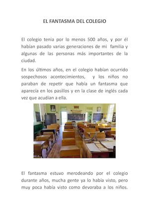 El fantasma del colegio