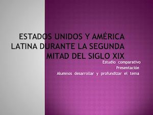 Estudio Comparativo America Y Estados Unidos