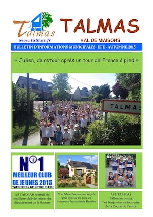Bulletin municipal TALMAS Octobre 2015