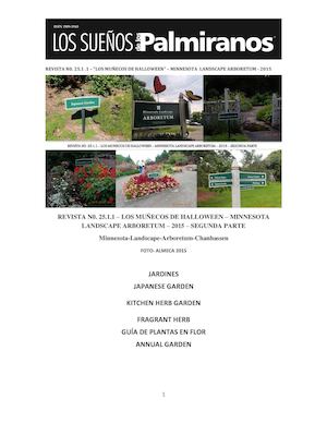 Revista N0 25 1 1 Los Muñecos De Halloween Arboretum Minnesota Kitchen Herb Garden Plantas En Flor