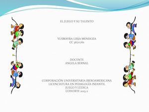 Trabajo De Juego Y Ludica Enviar