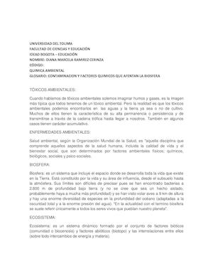 Glosario Quimica Ambiental 2tt