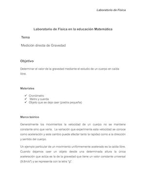 Laboratorio De Física