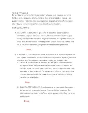 Apuntes Torno Paralelo
