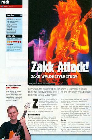 Zakk Wylde Style Study