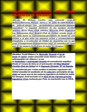 Mejores Jugadores Del Real Madrid En La Historia