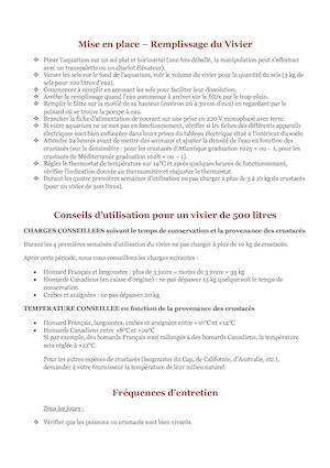 Guide De Mise En Route Et D'entretien