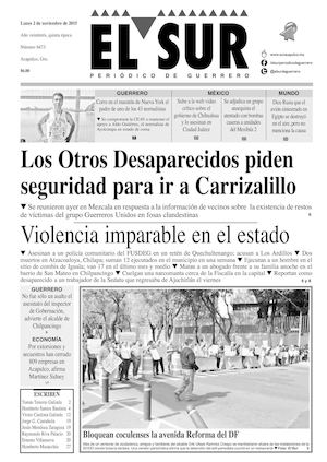 El Sur Lunes 02112015