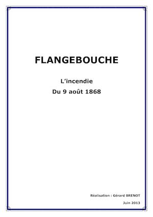 Flangebouche : incendie du 9 août 1868