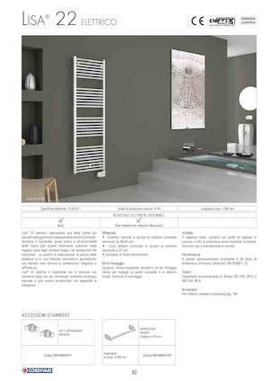 Sèche-serviettes Cordivari Blanc Electric