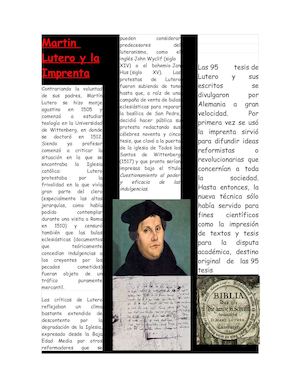 Martin Lutero Y La Imprenta