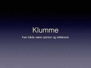 Klumme
