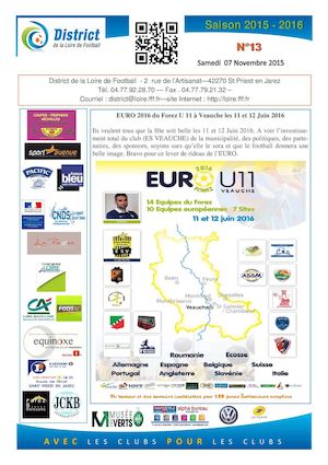 Bulletin d'information N°13 Du Samedi 07 Novembre 2015