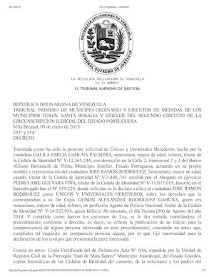 Tsj Regiones Decisión