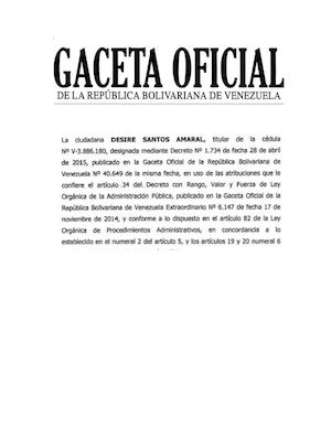 Gaceta Oficial