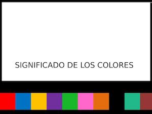Significado De Los Colores