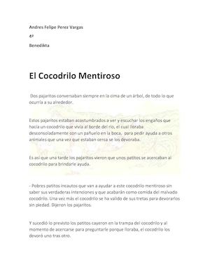 El Cocodrilo Mentiroso